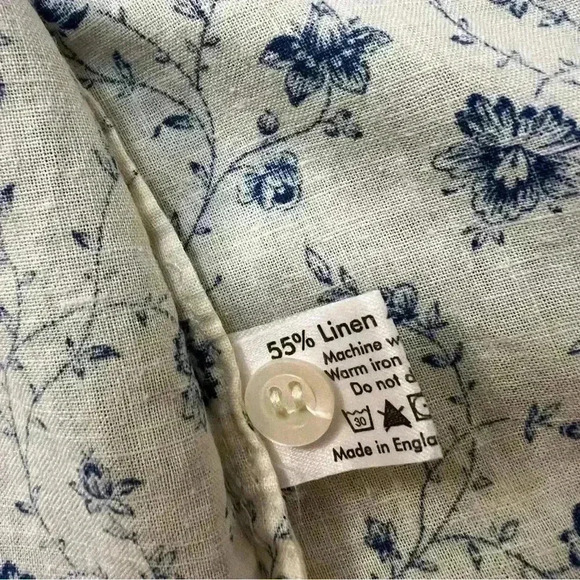 Eskander Oversize Long Sleeve Floral Top-Size 0 - Picture 8 of 9